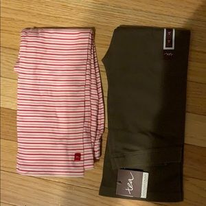 2 pairs of Toddler Girls size 4 leggings.